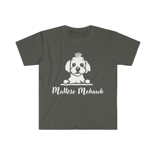 Maltese Mohawk Unisex Softstyle T-Shirt