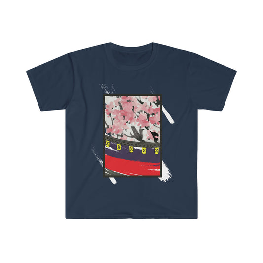 Hanafuda - Sakura Unisex Softstyle T-Shirt