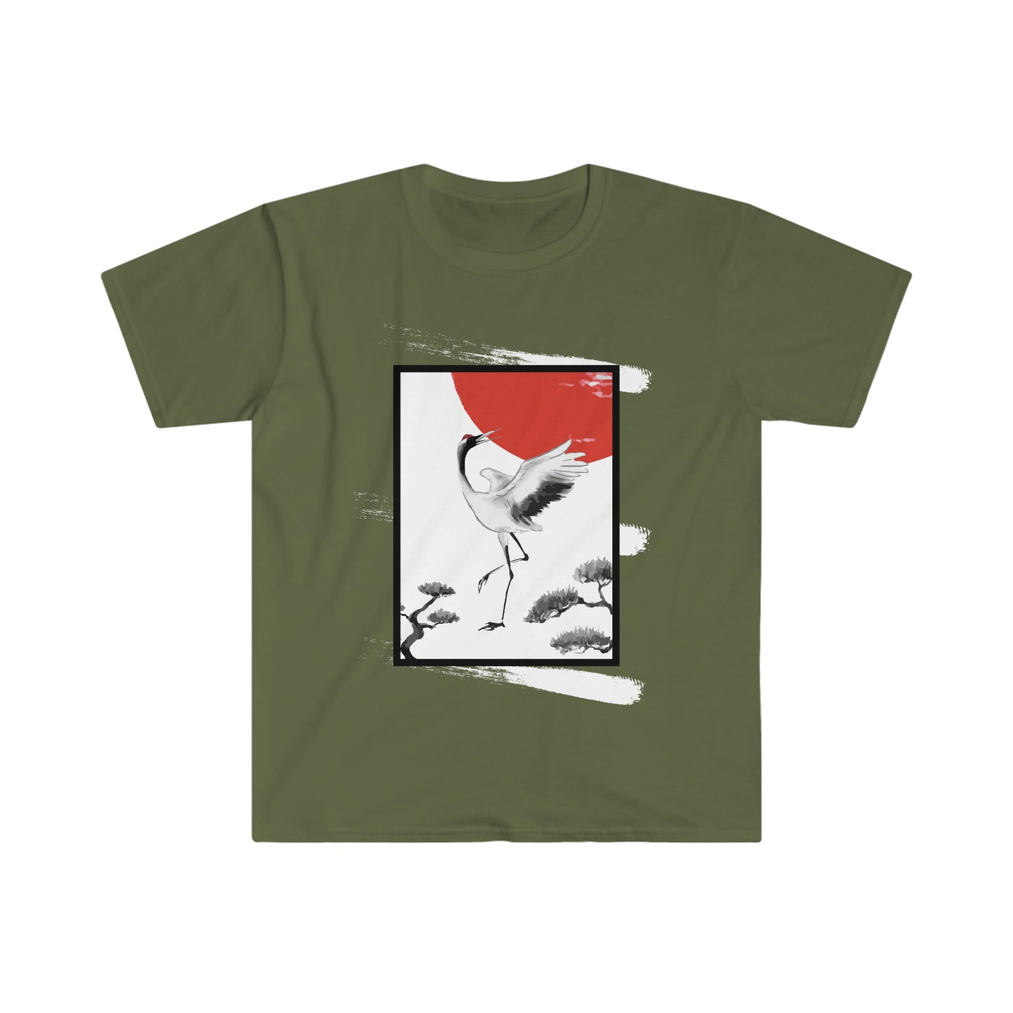 Hanafuda - Matsu Unisex Softstyle T-Shirt