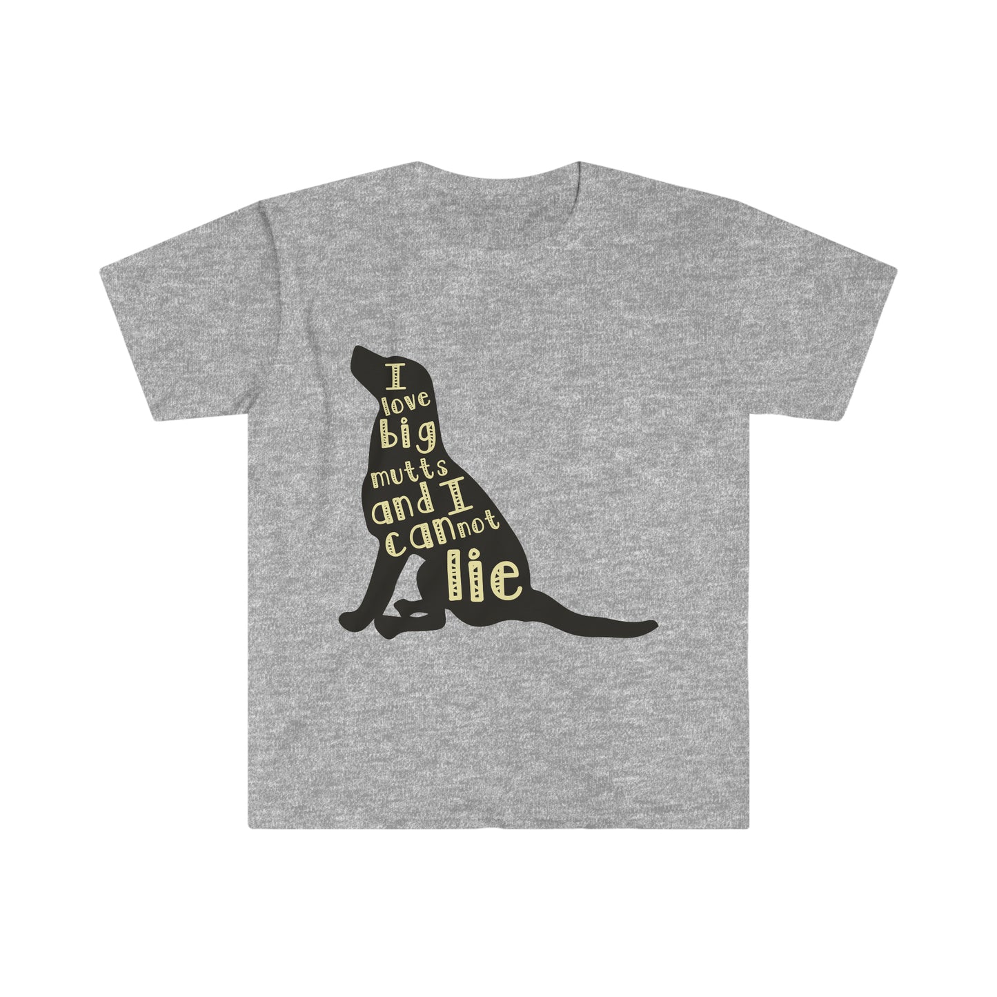 I like big mutts! Unisex Softstyle T-Shirt