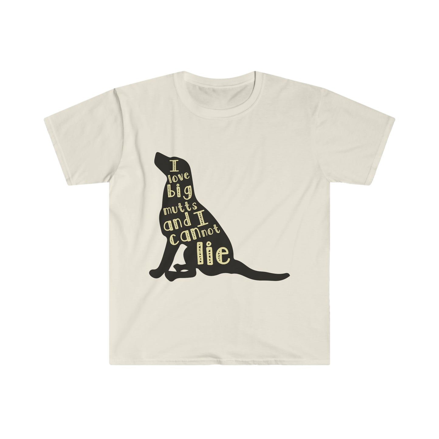 I like big mutts! Unisex Softstyle T-Shirt