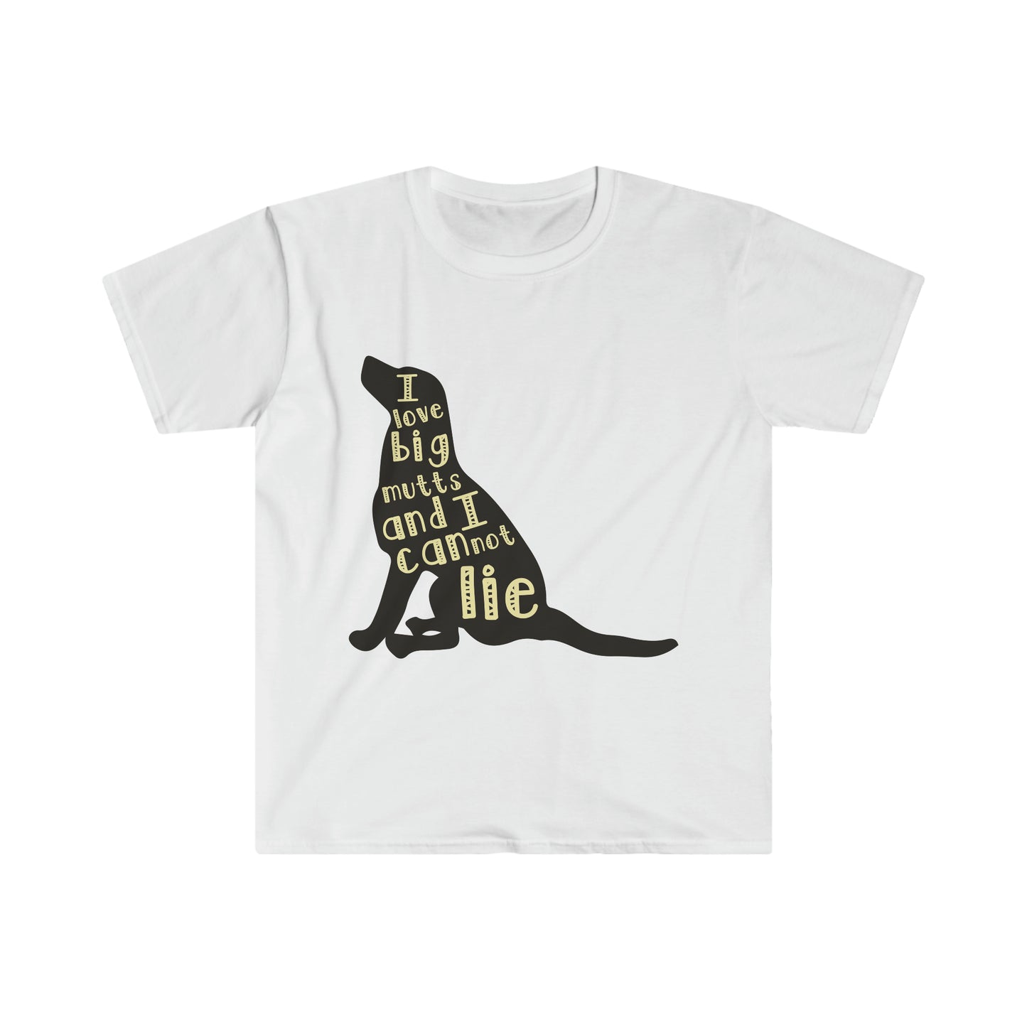 I like big mutts! Unisex Softstyle T-Shirt