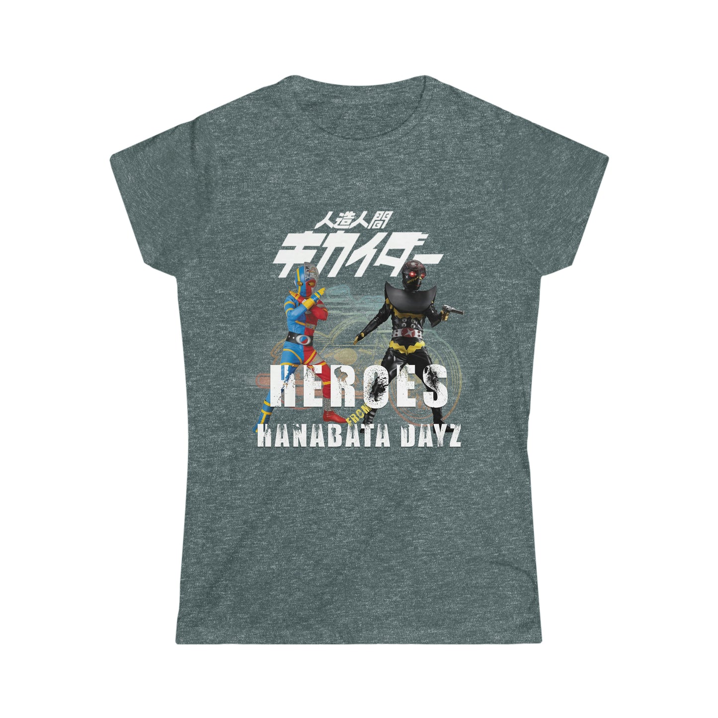 Hanabata Dayz Heroes - K and H Women's Softstyle Tee